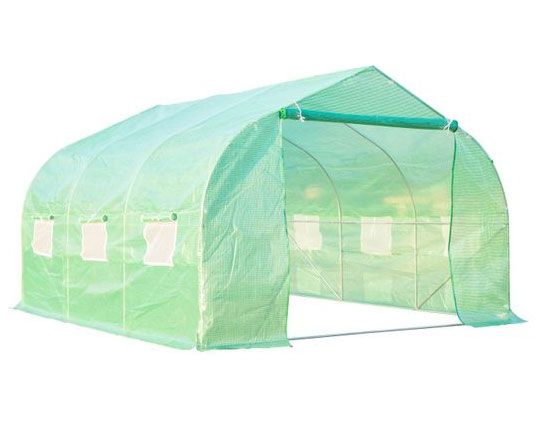 Outsunny 12' x 10' x 7' Outdoor Portable Walk-In Tunnel Greenhouse with Windows 